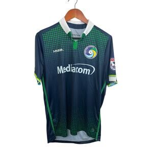 New York Cosmos Mens Jersey Medium Inaria 2019 Soccer Futbol Blue Pele NASL